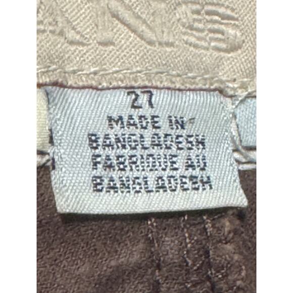 Guess Brown Corduroy Stretch Flare Low Rise Pants Jeans Y2K Style Women's 27 - Picture 7 of 14